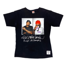 Load image into Gallery viewer, 2012 supreme three 6 mafia photo tee shirt