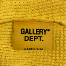 Load image into Gallery viewer, gallery dept thermal yellow waffle knit