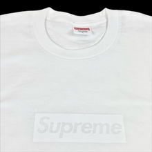 Load image into Gallery viewer, 2023 supreme tonal box logo tee shirt white