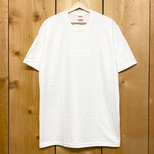 Load image into Gallery viewer, 2023 supreme tonal box logo tee shirt white