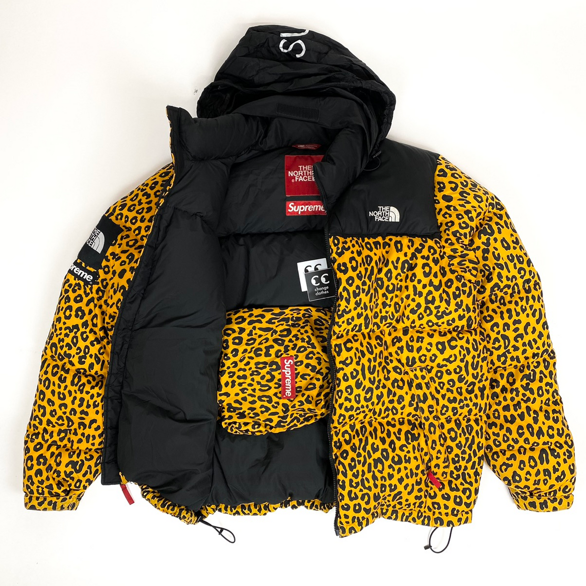 supreme // the north face leopard nuptse jacket – change clothes