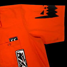 Load image into Gallery viewer, warren lotas // asspizza deadly night button up