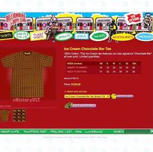 Load image into Gallery viewer, Billionaire Boys Club Ice Cream Chocolate Bar Allover Tee Shirt