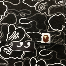 Load image into Gallery viewer, Bape Neon Camo Reversible Sta Logo Tee Shirt Black 2006