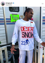 Load image into Gallery viewer, 2019 pusha t // nina chanel abney desert snow long sleeve tee coachella
