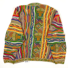 Load image into Gallery viewer, OG Coogi Sweater Knit Cardigan Vintage Snakes