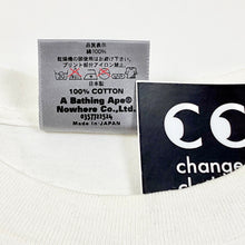 Load image into Gallery viewer, OG BAPE Angry Face College Logo Tee Shirt