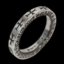 Load image into Gallery viewer, chrome hearts 3mm spacer f you ring