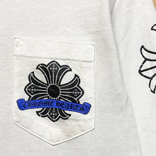 Load image into Gallery viewer, vintage chrome hearts distressed horseshoe plus cross l/s
