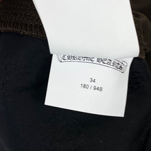 Load image into Gallery viewer, chrome hearts orange camo cross patch carpenter pants brown