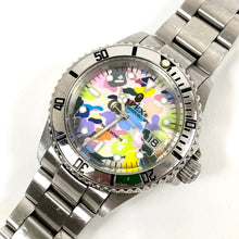 Load image into Gallery viewer, OG BAPE BAPEX Type-1 Watch Multi Camo Face Silver Bezel