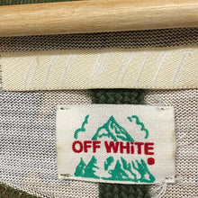 Load image into Gallery viewer, off-white velvet diagonal logo camo tee