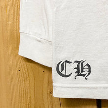 Load image into Gallery viewer, vintage chrome hearts distressed horseshoe plus cross l/s