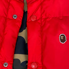 Load image into Gallery viewer, bape 1st camo reversible down vest