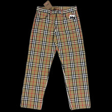 Load image into Gallery viewer, 2022 supreme // burberry plaid skate denim jeans