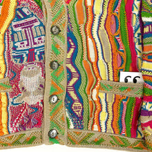 Load image into Gallery viewer, OG Coogi Sweater Knit Cardigan Vintage Snakes