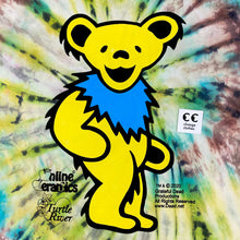 Load image into Gallery viewer, Online Ceramics Yellow Bear Tie Dye Tee Shirt Grateful Dead Collab