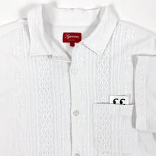Load image into Gallery viewer, Supreme Embroidered Linen Button Up Shirt 2020