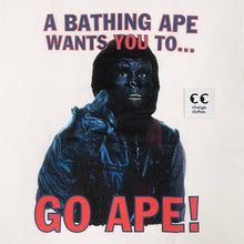 Load image into Gallery viewer, BAPE WANTS YOU TO GO APE Tee Shirt 2010