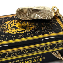 Load image into Gallery viewer, Bape Bapesta Mini Sneaker Gold Chain Necklace