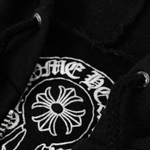 Load image into Gallery viewer, chrome hearts distressed logos dagger zip up