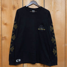 Load image into Gallery viewer, 2000s chrome hearts big horseshoe plus cross sleeves l/s