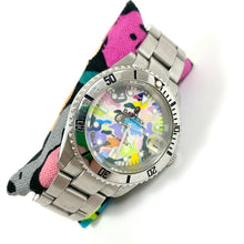 Load image into Gallery viewer, OG BAPE BAPEX Type-1 Watch Multi Camo Face Silver Bezel