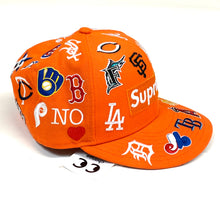 Load image into Gallery viewer, supreme // mlb // new era 59fifty fitted hat 7 1/4 orange 2020