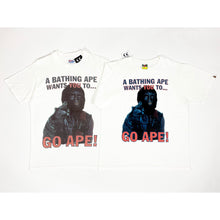 Load image into Gallery viewer, BAPE WANTS YOU TO GO APE Tee Shirt 2010