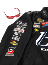 Load image into Gallery viewer, y2k jeff hamilton leather racing jacket