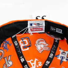 Load image into Gallery viewer, supreme // mlb // new era 59fifty fitted hat 7 1/4 orange 2020