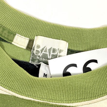 Load image into Gallery viewer, Bape x Kaws Bendy College Logo Multi Striped Tee Shirt