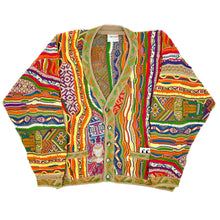 Load image into Gallery viewer, OG Coogi Sweater Knit Cardigan Vintage Snakes