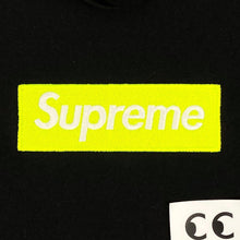 Load image into Gallery viewer, Supreme Lime / Black Box Logo Hoodie
