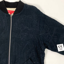 Load image into Gallery viewer, Supreme Illuminati Embroidered Thermal Bomber Jacket