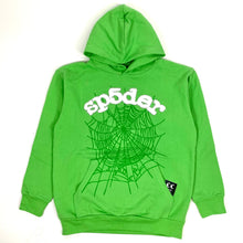 Load image into Gallery viewer, sp5der worldwide websuit hoodie swarovski
