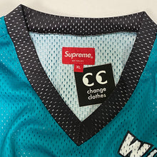 Load image into Gallery viewer, Supreme Crossover Hockey Top Jersey 2019 White Green Yellow