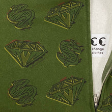 Load image into Gallery viewer, OG Billionaire Boys Club Diamonds & Dollars Full Zip Hoodie 2006