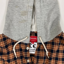 Load image into Gallery viewer, Supreme Multi Plaid Hooded Flannel Button Down Shirt 2014