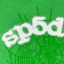 Load image into Gallery viewer, 2023 spider worldwide web hoodie slime green
