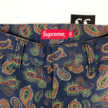 Load image into Gallery viewer, supreme paisley work pant 2013