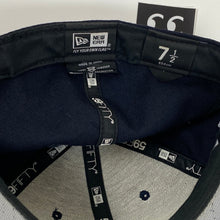 Load image into Gallery viewer, Supreme Hebrew New Era Fitted Cap Hat 7 1/2 Navy