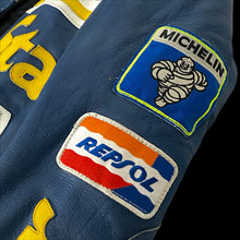 Load image into Gallery viewer, 1998 leather honda racing movistar repsol moto jacket