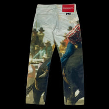 Load image into Gallery viewer, raf simons // calvin klein rodeo print denim jeans