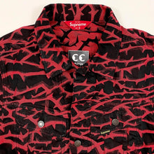 Load image into Gallery viewer, Supreme Thorns Jacquard Denim Trucker Jacket