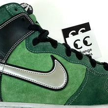 Load image into Gallery viewer, NIKE SB DUNK HIGH BRUT 2007 GREEN TOMATILLO METALLIC SILVER
