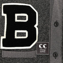 Load image into Gallery viewer, 2006 BAPE SWEAT CARDIGAN HEATHER CHARCOAL