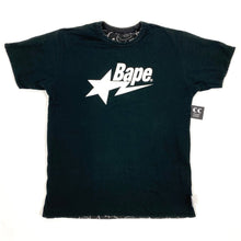 Load image into Gallery viewer, Bape Neon Camo Reversible Sta Logo Tee Shirt Black 2006