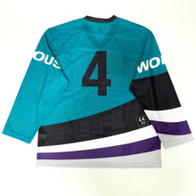 Load image into Gallery viewer, Supreme Crossover Hockey Top Jersey 2019 White Green Yellow