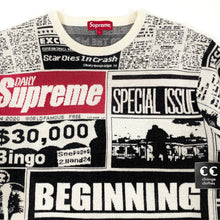 Load image into Gallery viewer, Supreme Newsprint Sweater